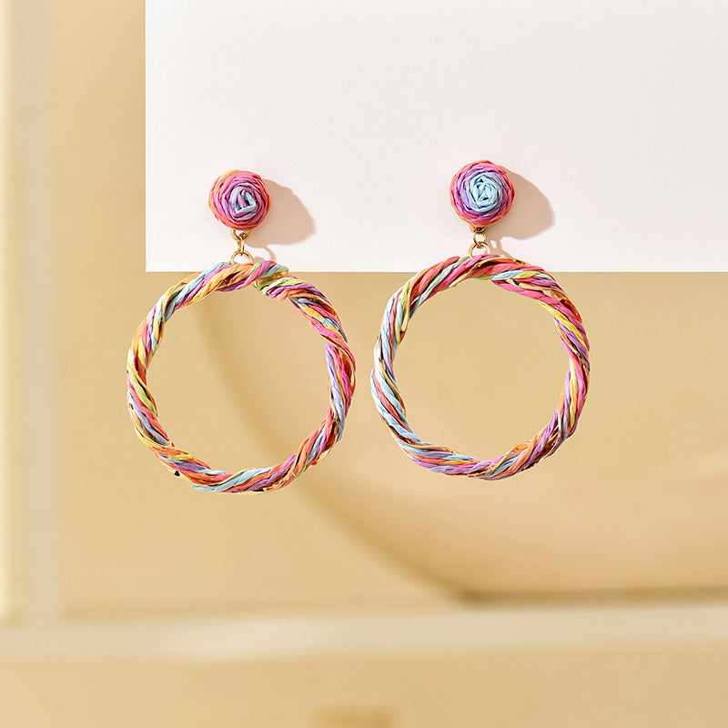 Colorful Bohemia Irregular Earrings