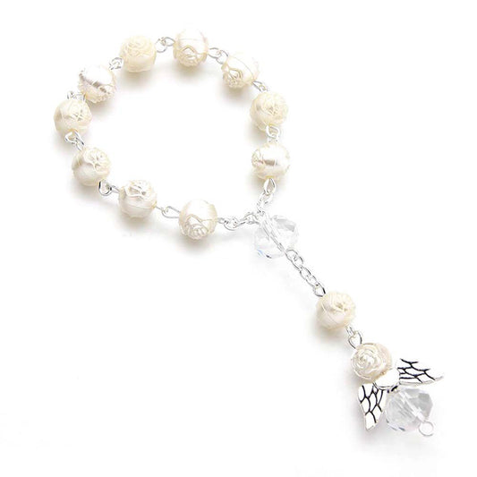 Unique Flower Pearl Wings Bracelet