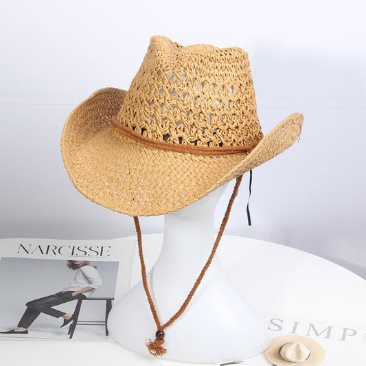 Retro Hollow Out Folk Style Cowboy Hat