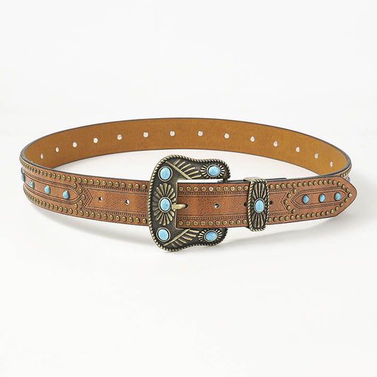 Turquoise Retro Trendy Belt