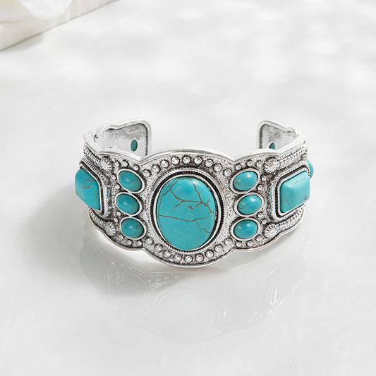 Vintage Ethnic Turquoise Bracelet