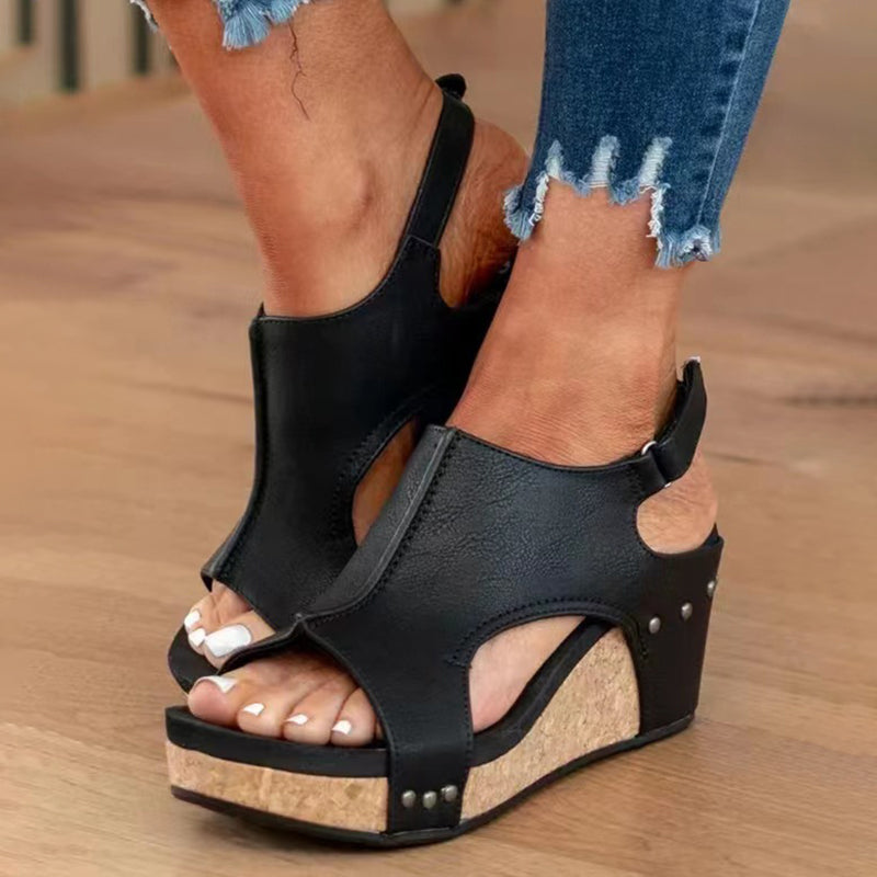 Casual Fish Mouth Sandals