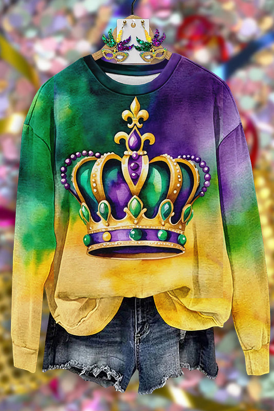 Classic Carnival Print Sweatshirt