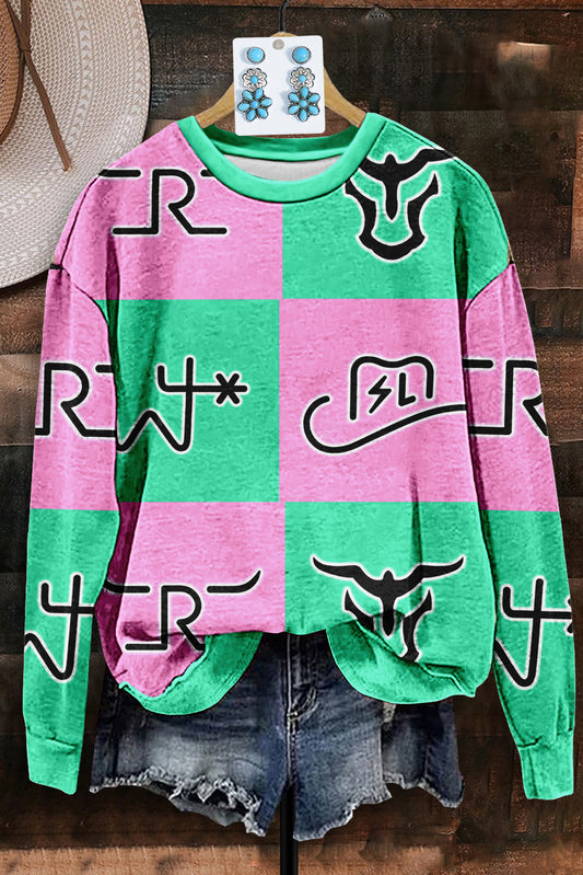 Vintage Western Symbol Sweatshirt