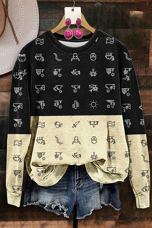 Vintage Western Symbol Sweatshirt