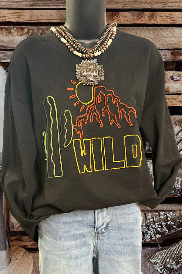 The Wild Cactus Print Sweatshirt