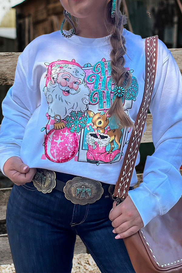 Casual Santa Christmas Sweatshirt