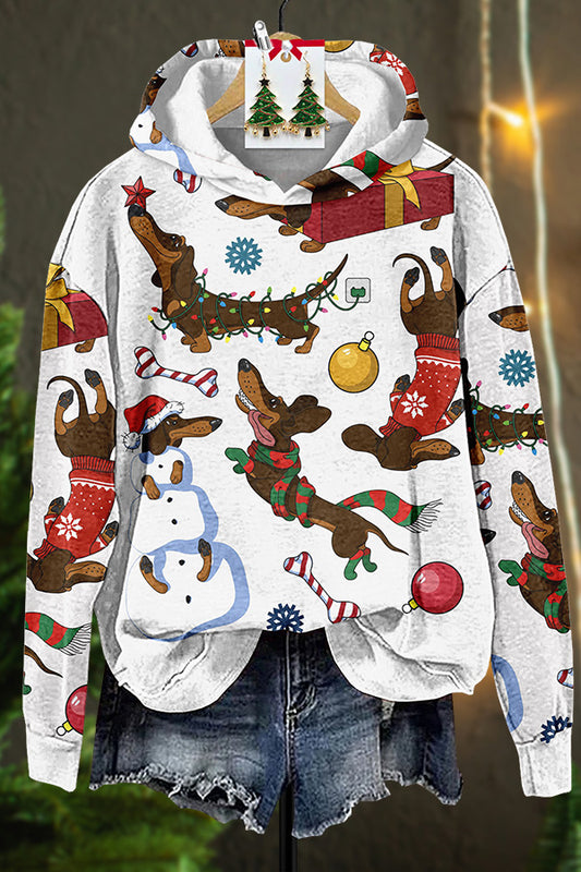 Christmas Dachshund Hoodie