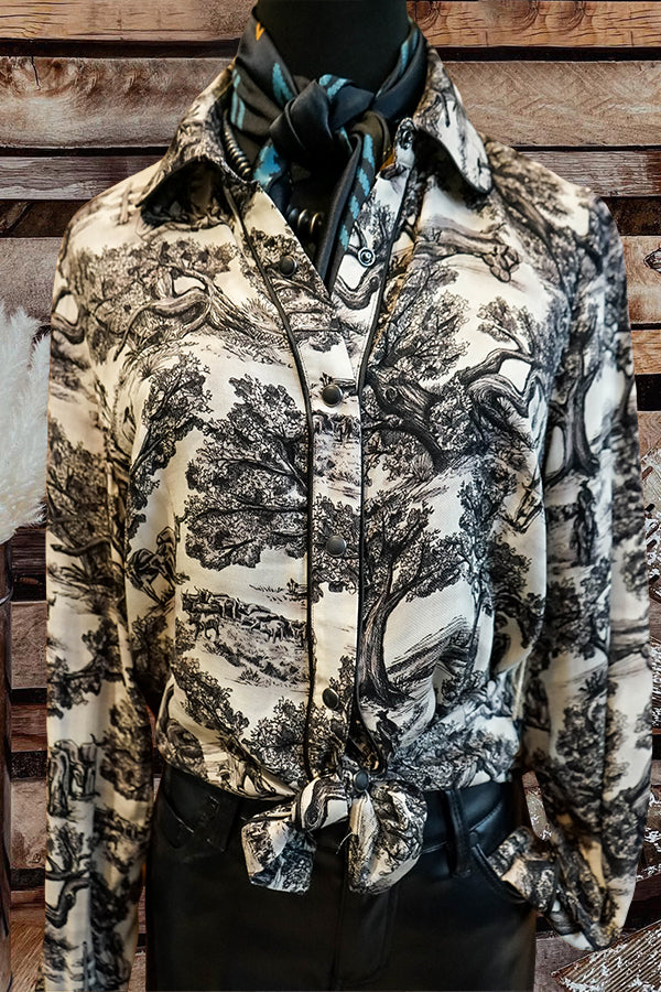 Texas Oak Print Shirt