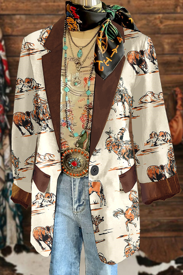 Western Ranch Cowgirl Blazer