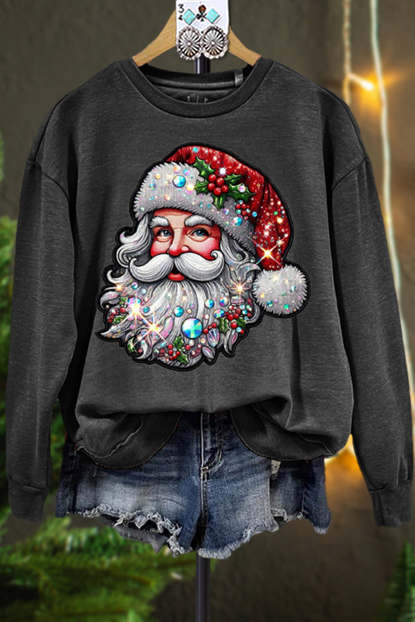 Classic Christmas Contrast Sweatshirt