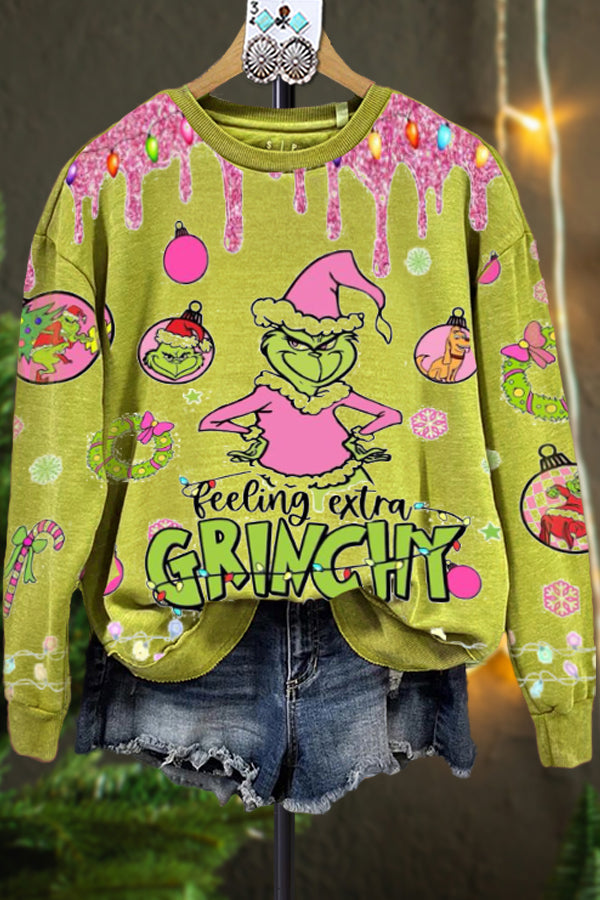 Classic Contrast Grinch Sweatshirt