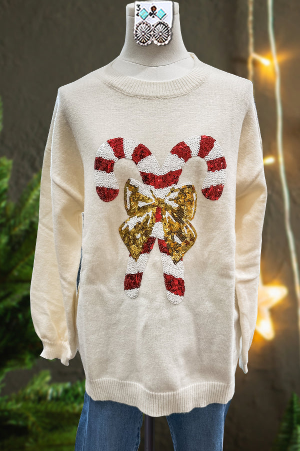 Classic Contrast Christmas Top