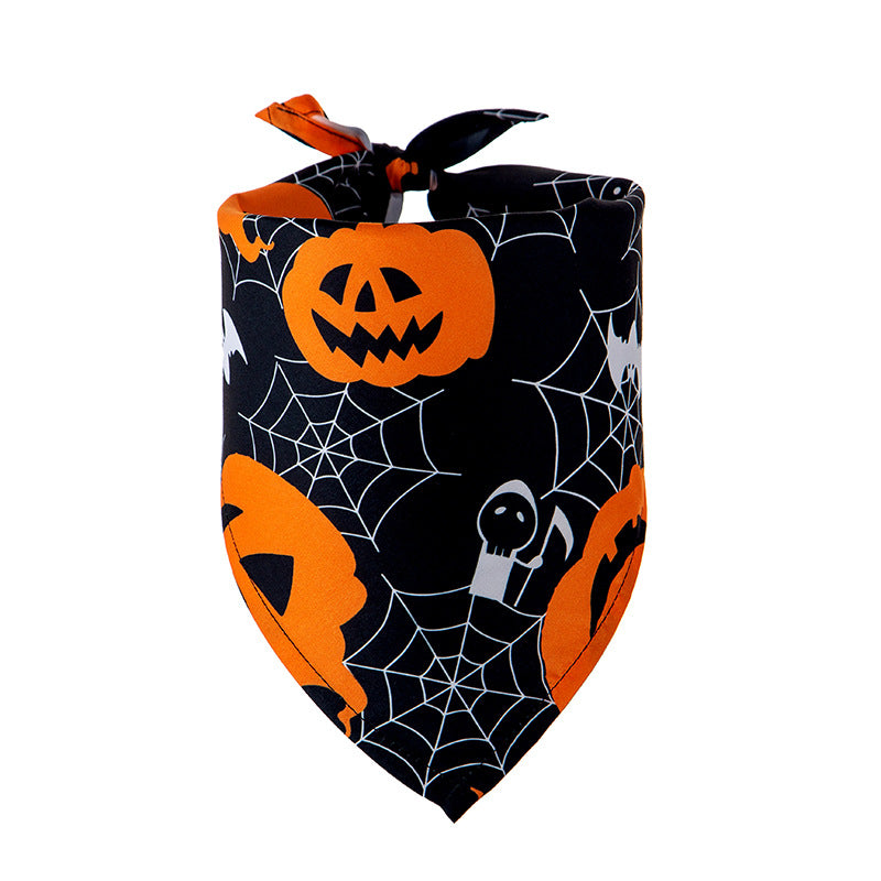 Halloween Pumpkin Print Scarf