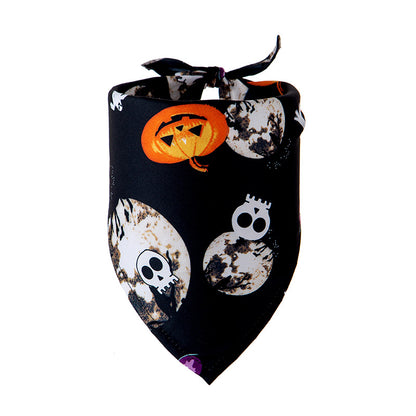 Halloween Pumpkin Print Scarf