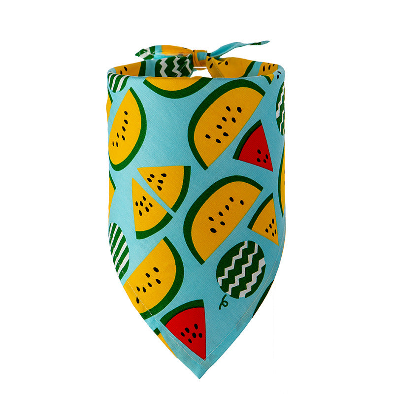 Cartoon Fruit Print Scarf