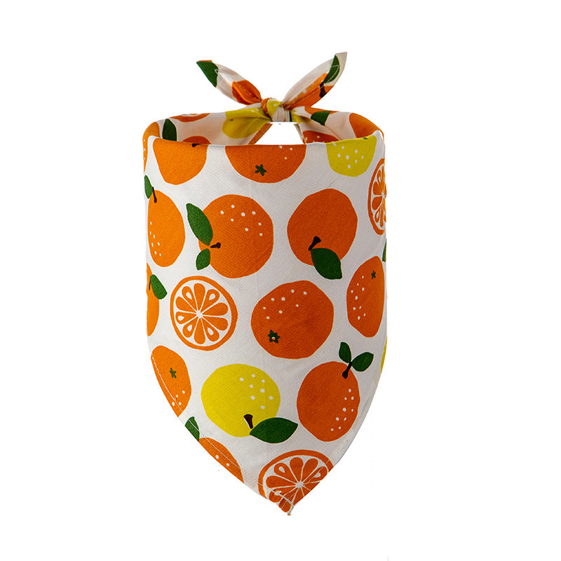 Cartoon Fruit Print Scarf