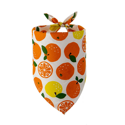 Cartoon Fruit Print Scarf