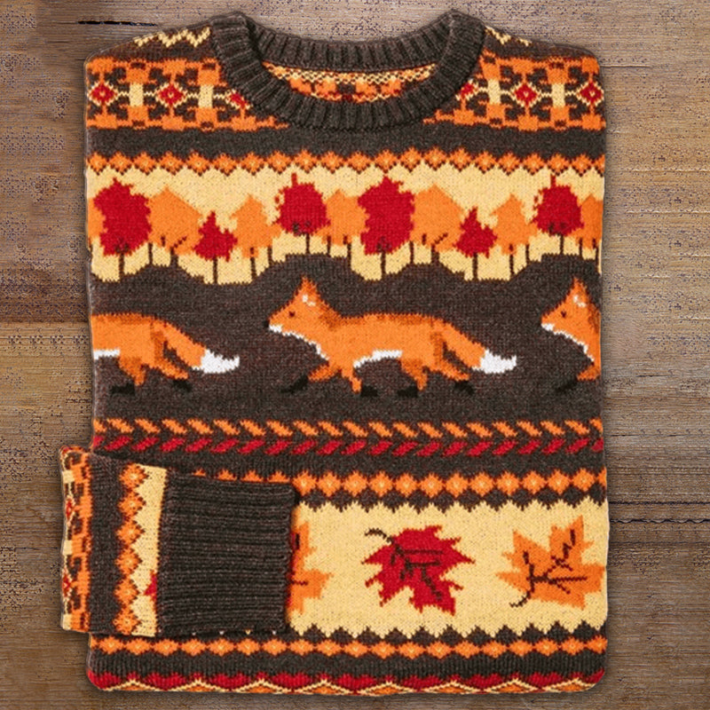 The Fox and Foliage Sweater