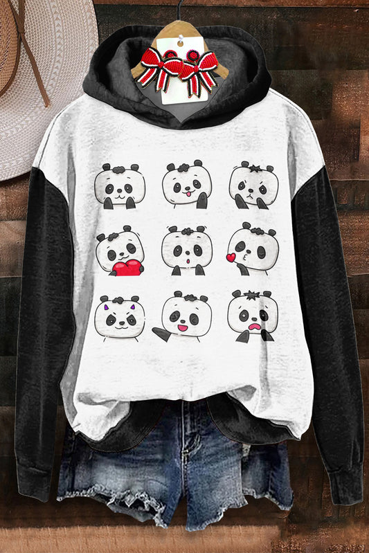 Cute Panda Hooded Sweatshirt