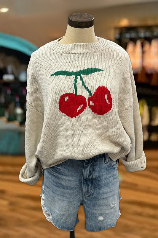 Red Cherry Sweater