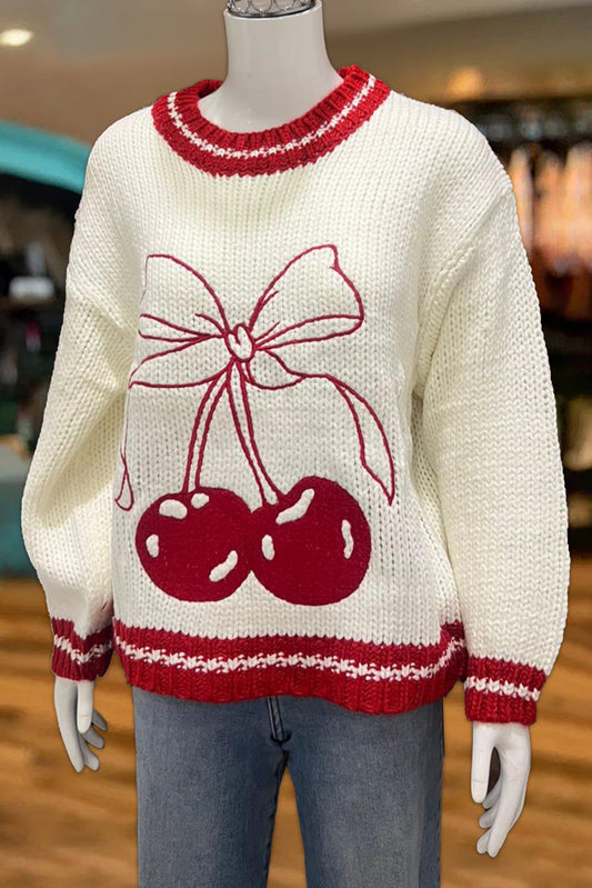 Red Cherry Sweater