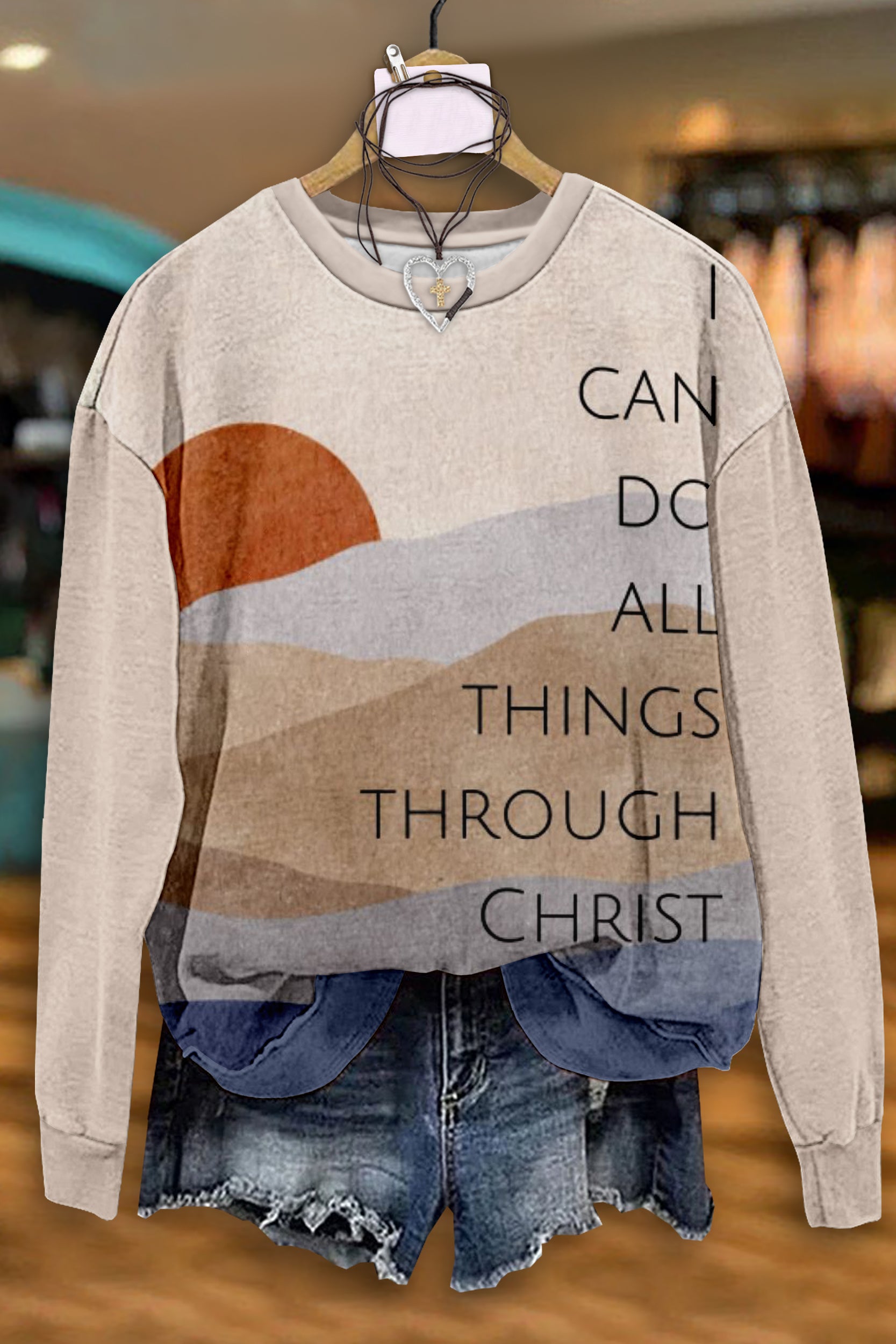 God Energy Quotes Sweatshirt