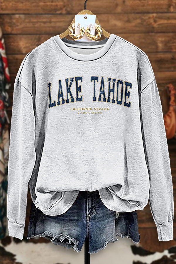 Casual Lake Tahoe Sweatshirt