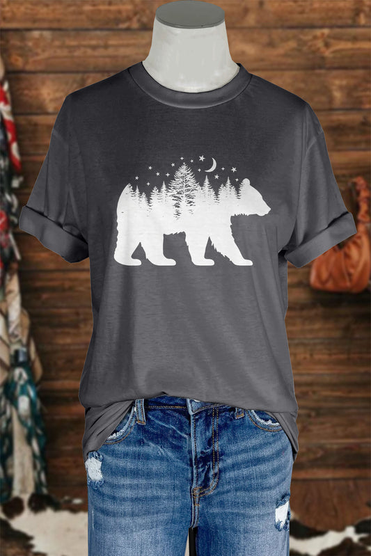 Cute Bear Forest T-shirt