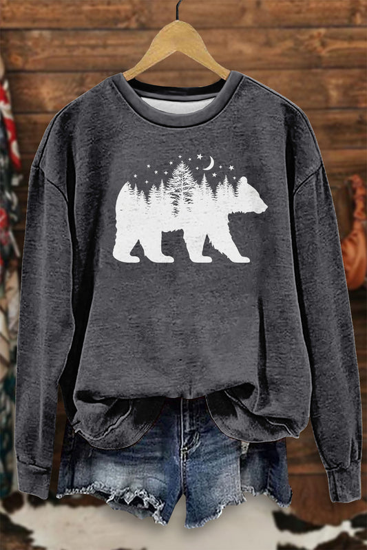 Cute Bear Forest Sweatshirt