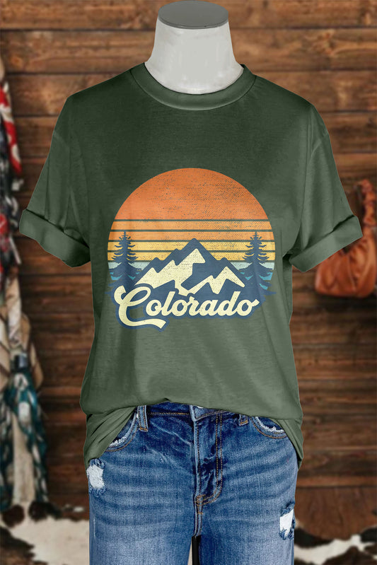 Casual Vintage Colorado T-shirt