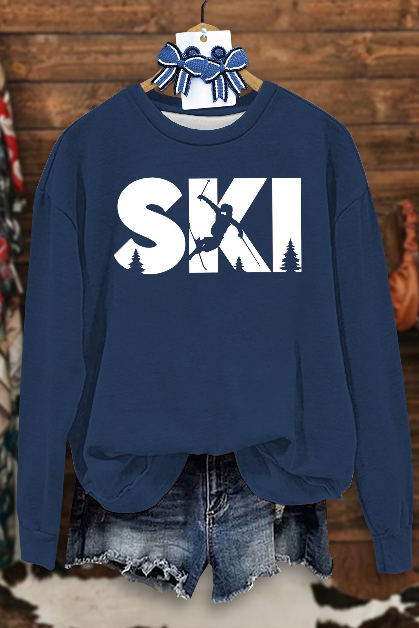 Sports Winter SKI Sweatshirt