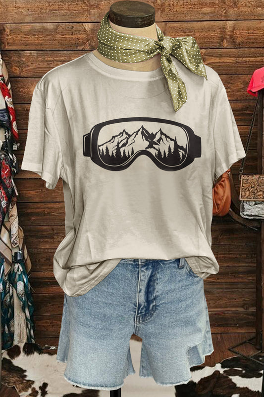 Snow Goggles Print T-shirt