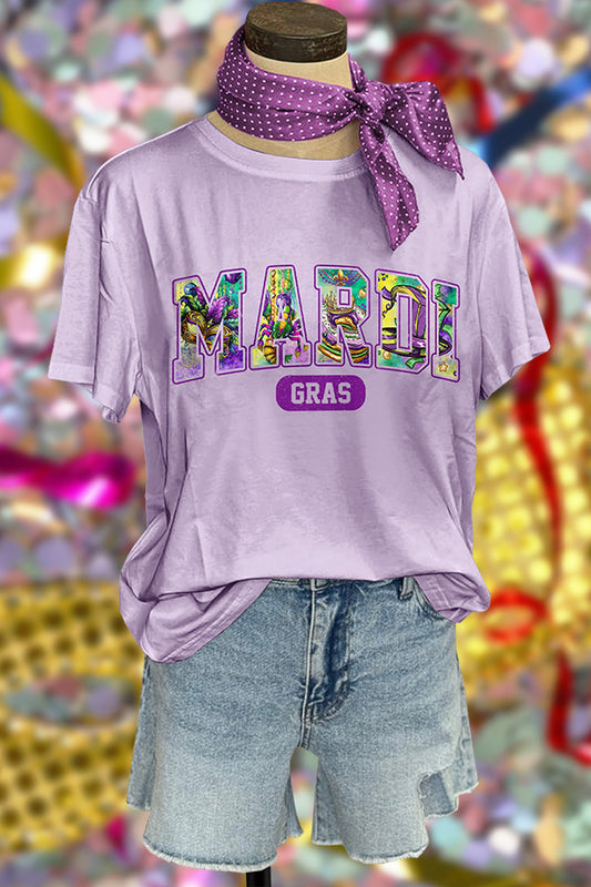 Colorful Mardi Gras T-shirt