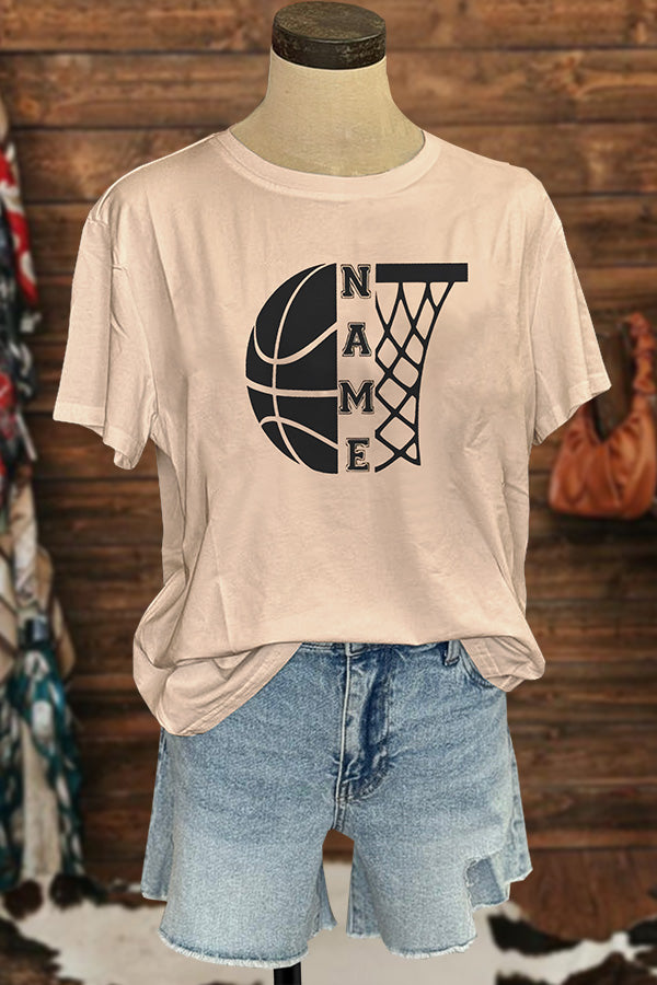 Name Print Basketball T-shirt