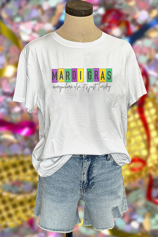 Casual Mardi Gras T-shirt