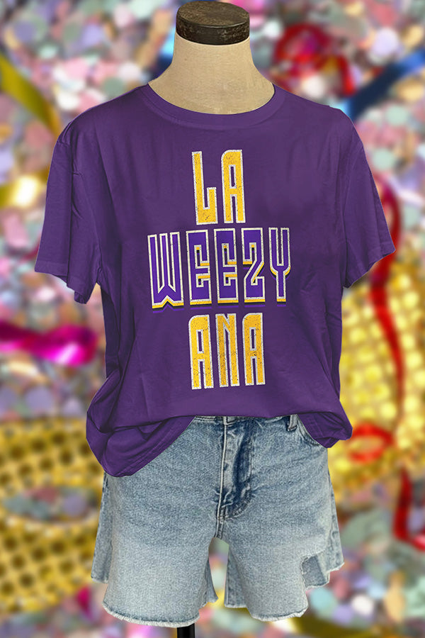 La Weezy Ana Print T-shirt