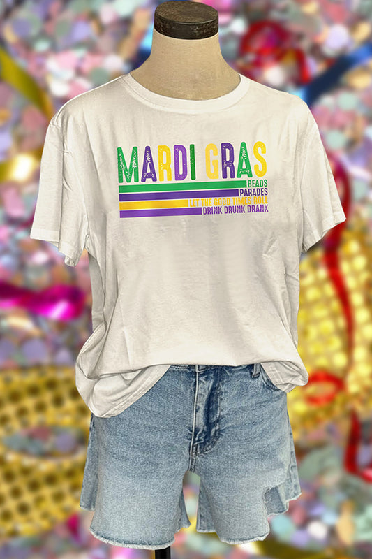 Retro Mardi Gras T-shirt