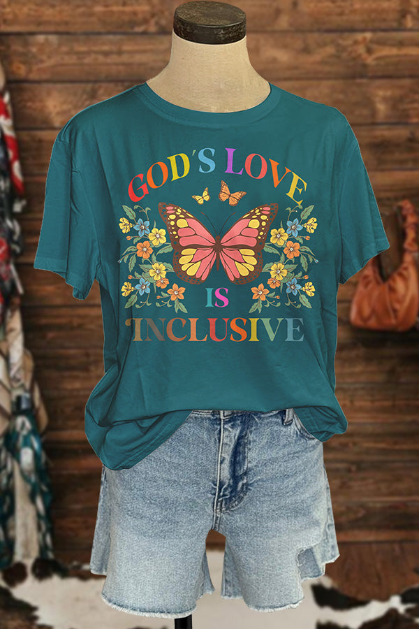 Lgbt Colorful Butterfly T-shirt