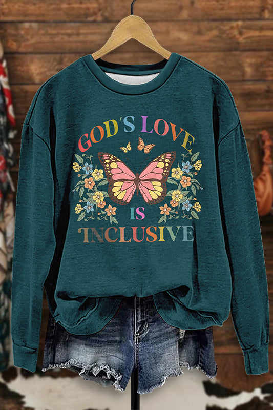 Lgbt Colorful Butterfly Sweatshirt