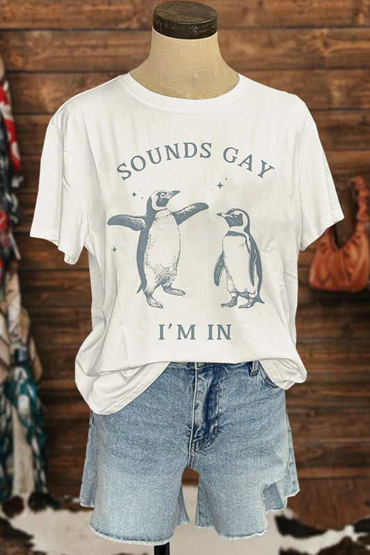 Cute Gay Penguin T-Shirt