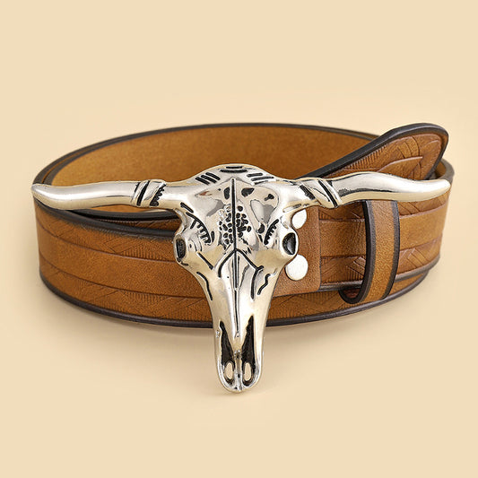 Western Bull Head Belt