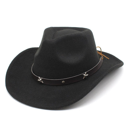 Western Felt Cowgirl Fedora Hat