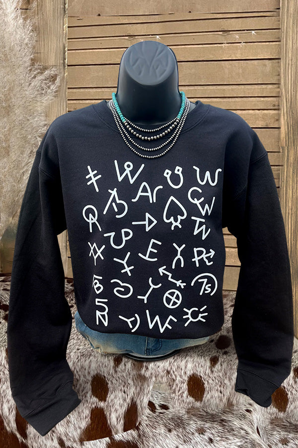 Vintage Western Special Oracle Text Sweatshirt