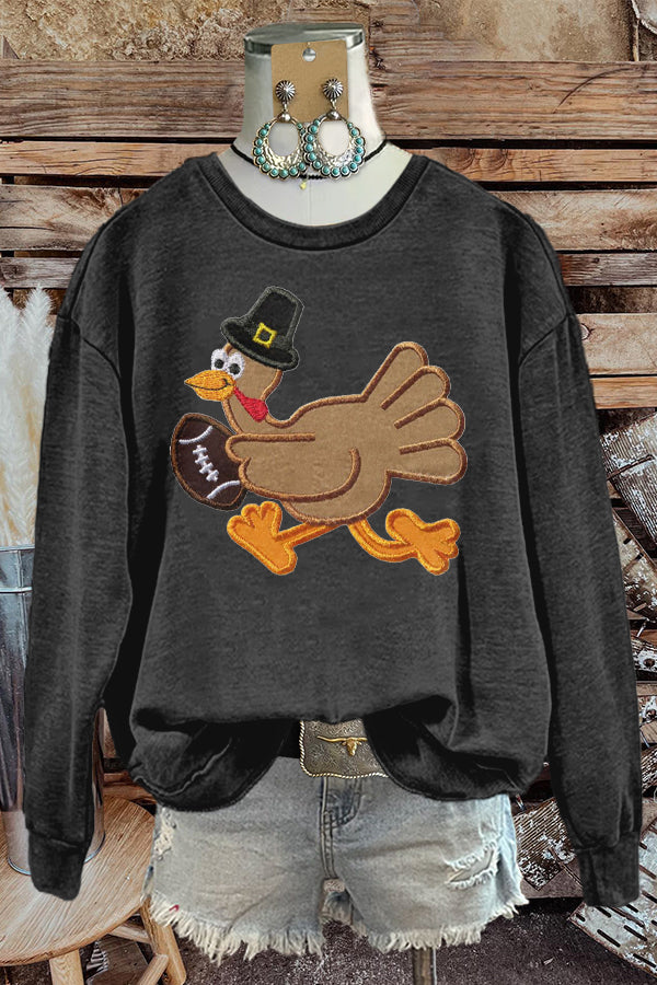 Turkey Team Football Gameday Print Sweatshirt