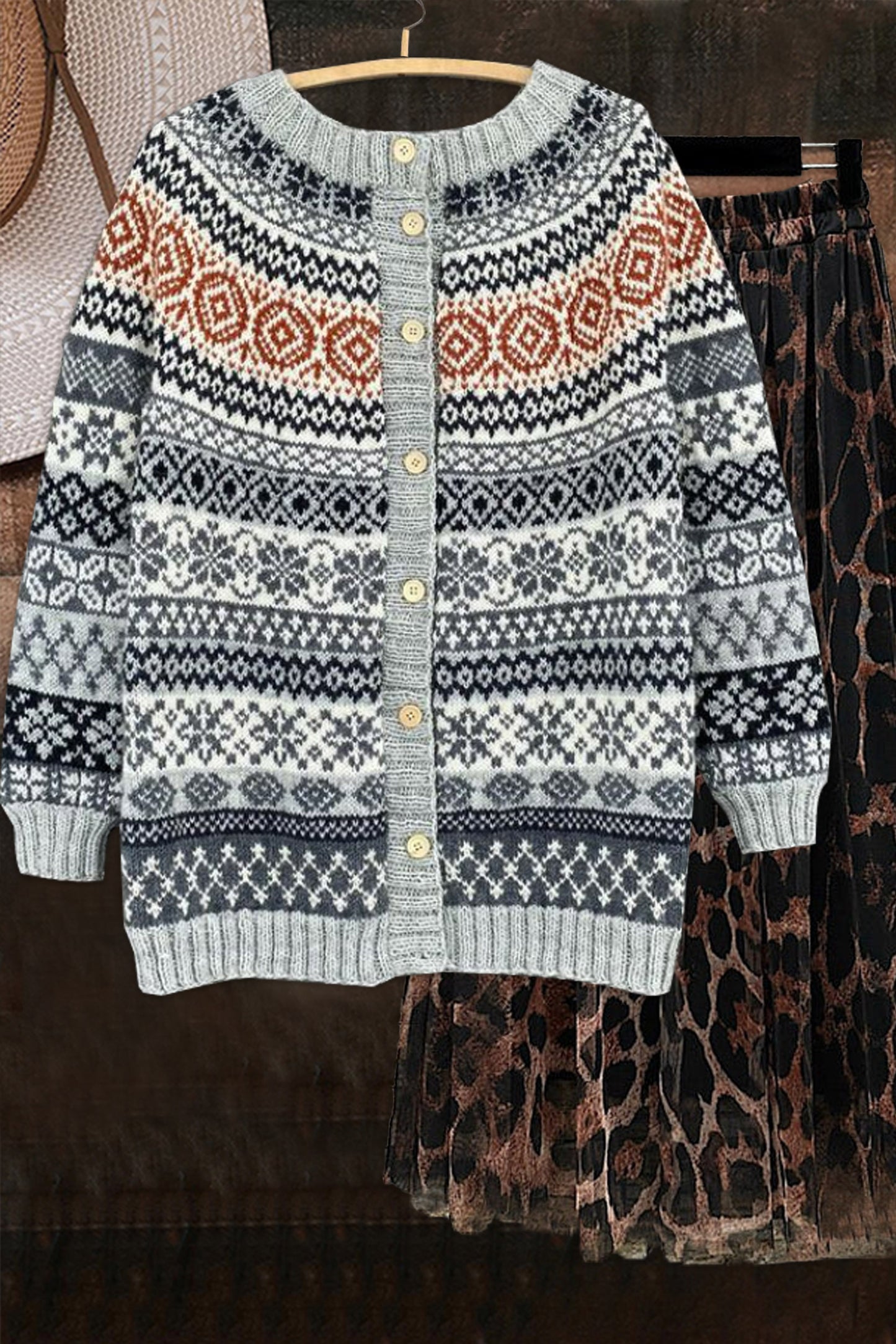 Ethnic Knitted Sweater